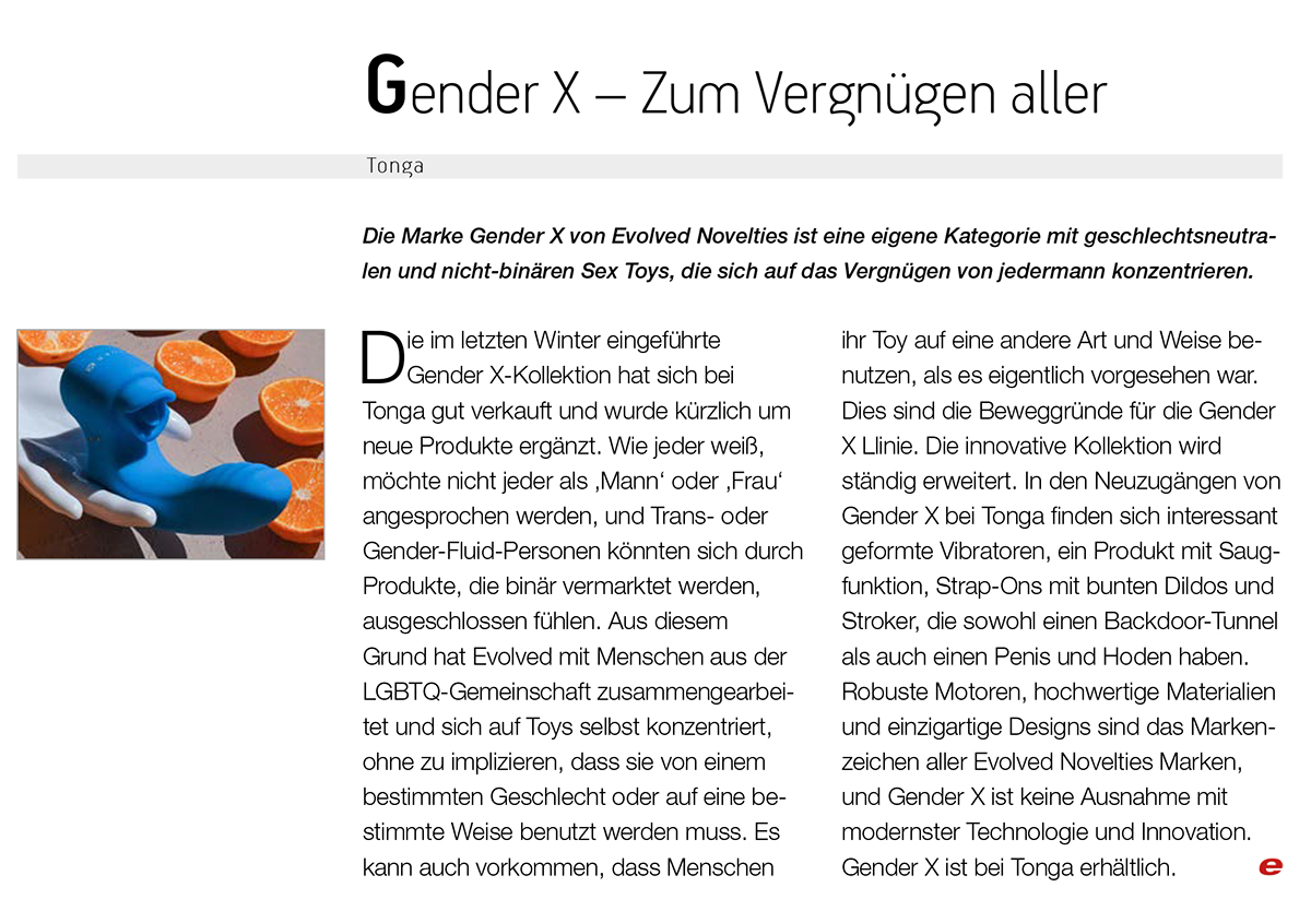 2022-09 eLine - Gender X